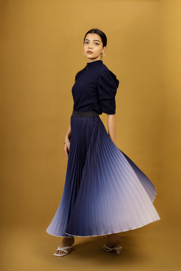 Bluemoon Pleated Skirt