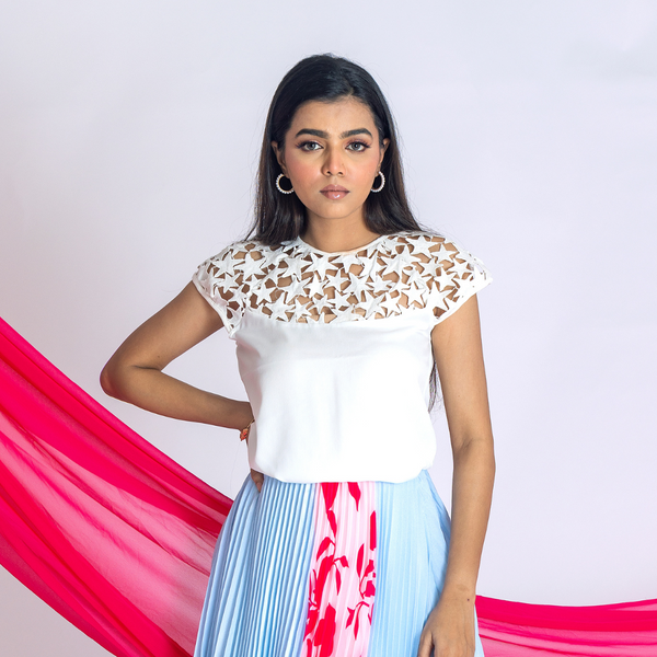 White Lace Top