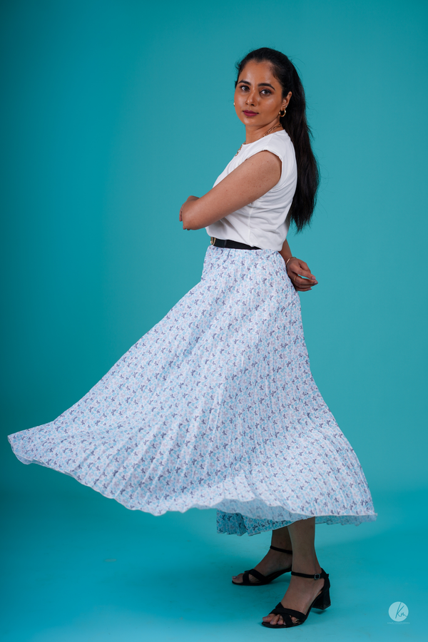 Butterfly Pleated Skirt
